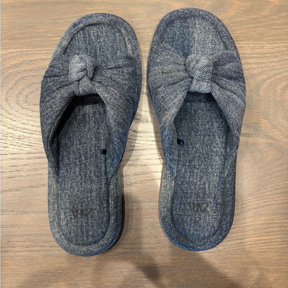 Zara Denim Colored Sandals